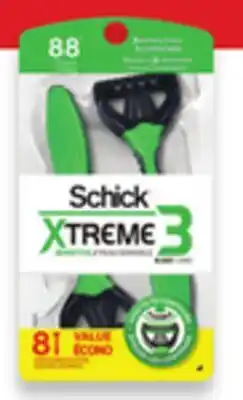 Walmart Schick razors offer