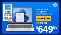 Walmart HP Omnibook 5 16 Laptop offer
