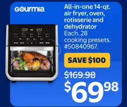 Walmart All-in-one 14-qt. air fryer over, rotisserie and dehydrator offer