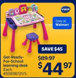 Walmart VTech Get-Ready-For-School Learning Desk offer