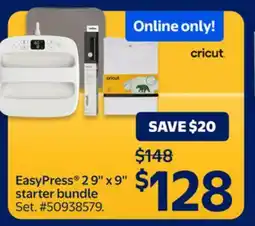 Walmart EasyPress 2 9X9 starter bundle offer