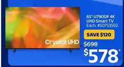 Walmart SAMSUNG 65 U7900F 4K UHD Smart TV offer