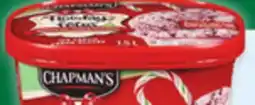 Walmart Chapman's Holiday Moments ice cream tubs offer