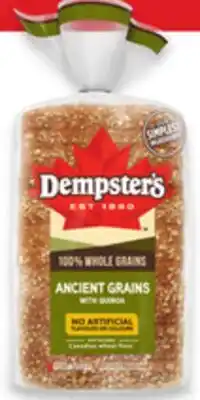 Walmart Dempster's grain bread offer