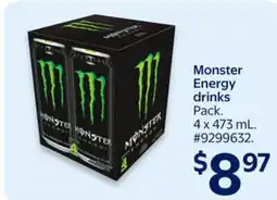 Walmart Monster Energy drinks offer