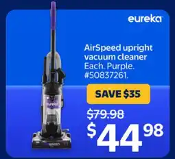 Walmart Eureka AirSpeed upright vacuum cleaner offer