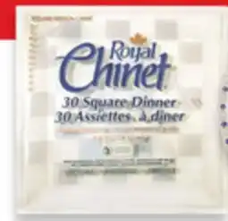 Walmart Royal Chinet square plate 30s offer