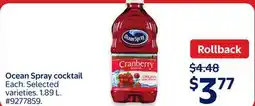 Walmart Ocean Spray cocktail offer