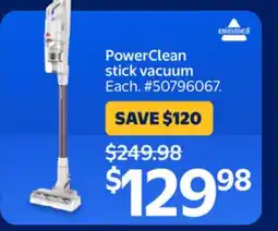 Walmart PowerClean Stick Vacuum offer