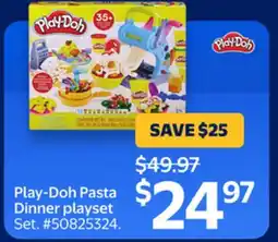 Walmart Play-Doh Pasta Dinner playset offer