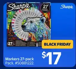 Walmart Sharpie Markers 27-pack offer