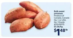 Walmart Bulk sweet potatoes offer