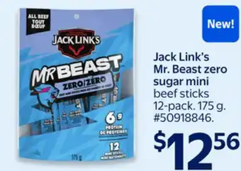 Walmart Jack Link's Mr. Beast zero sugar mini offer