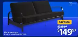 Walmart Metal arm futon offer