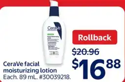 Walmart CeraVe facial moisturizing lotion offer