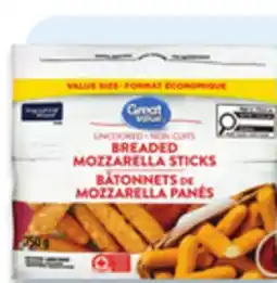 Walmart Great Value frozen meat, seafood or appetizers value packs offer