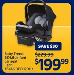 Walmart Baby Trend EZ-Lift infant car seat offer