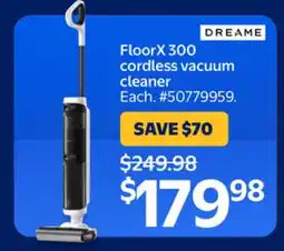 Walmart DREAME FloorX 300 cordless vacuum cleaner offer