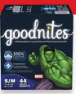 Walmart Goodnites superpack nighttime underwear offer