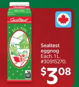 Walmart Sealtest eggnog offer