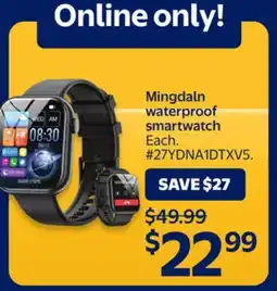 Walmart Mingdaln waterproof smartwatch offer