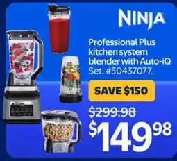 Walmart Professional Plus kitchen system blender with Auto-iQ offer