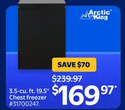 Walmart 3.5-cu. ft. 19.5 Chest Freezer offer