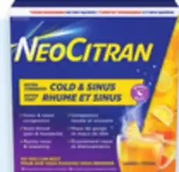Walmart NeoCitran extra strength Cold & Sinus offer