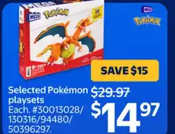 Walmart Selected Pokémon playsets offer