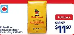 Walmart Robin Hood all purpose flour offer