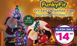 Showcase FunkyFir DIY Felt Christmas Tree offer