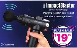 Showcase Mini ImpactBlaster Cordless Muscle Massager offer