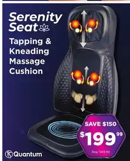 Showcase Serenity Seat Tapping & Kneading Massage Cushion offer