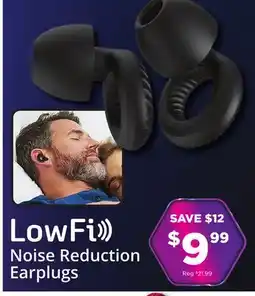 Showcase LowFi Noise Reduction Earplugs offer