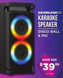 Showcase Karaoke Speaker DISCO BALL & MIC offer