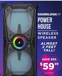 Showcase POWER HOUSE WIRELESS SPEAKER offer