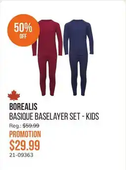 Sail Basique Baselayer Set - Kids offer