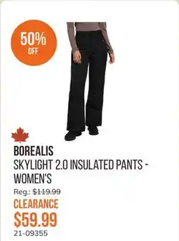 Sail Skylight 2.0 Insulated Pants - Women's offer