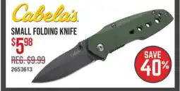Cabela's Cabela's SMALL FOLDING KNIFE offer