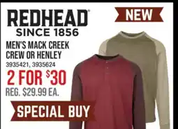 Cabela's RedHead Men's Macks Creek Long-Sleeve Crew Shirt offer