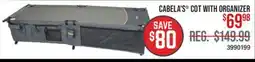 Cabela's CABELA'S COT WITH ORGANIZER offer