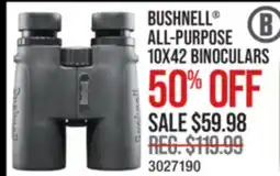 Cabela's BUSHNELL ALL-PURPOSE 10X42 BINOCULARS offer