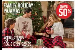 Cabela's FAMILY HOLIDAY PAJAMAS offer