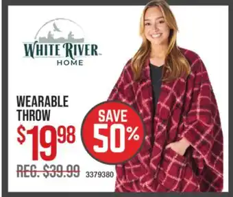 Cabela's WEARABLE THROW offer