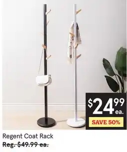 Kitchen Stuff Plus Regent Coat Rack offer