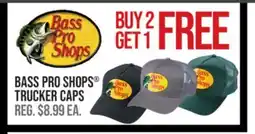 Cabela's BASS PRO SHOPS TRUCKER CAPS offer
