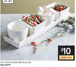 Kitchen Stuff Plus Host Porcelain Mini Bowls Set offer