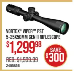 Cabela's VORTEX VIPER PST 5–25X50MM GEN II RIFLESCOPE offer