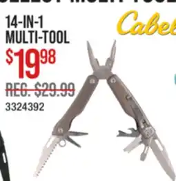 Cabela's Cabela's 14-IN-1 MULTI-TOOL offer