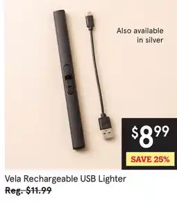 Kitchen Stuff Plus Vela Rechargeable USB Lighter offer